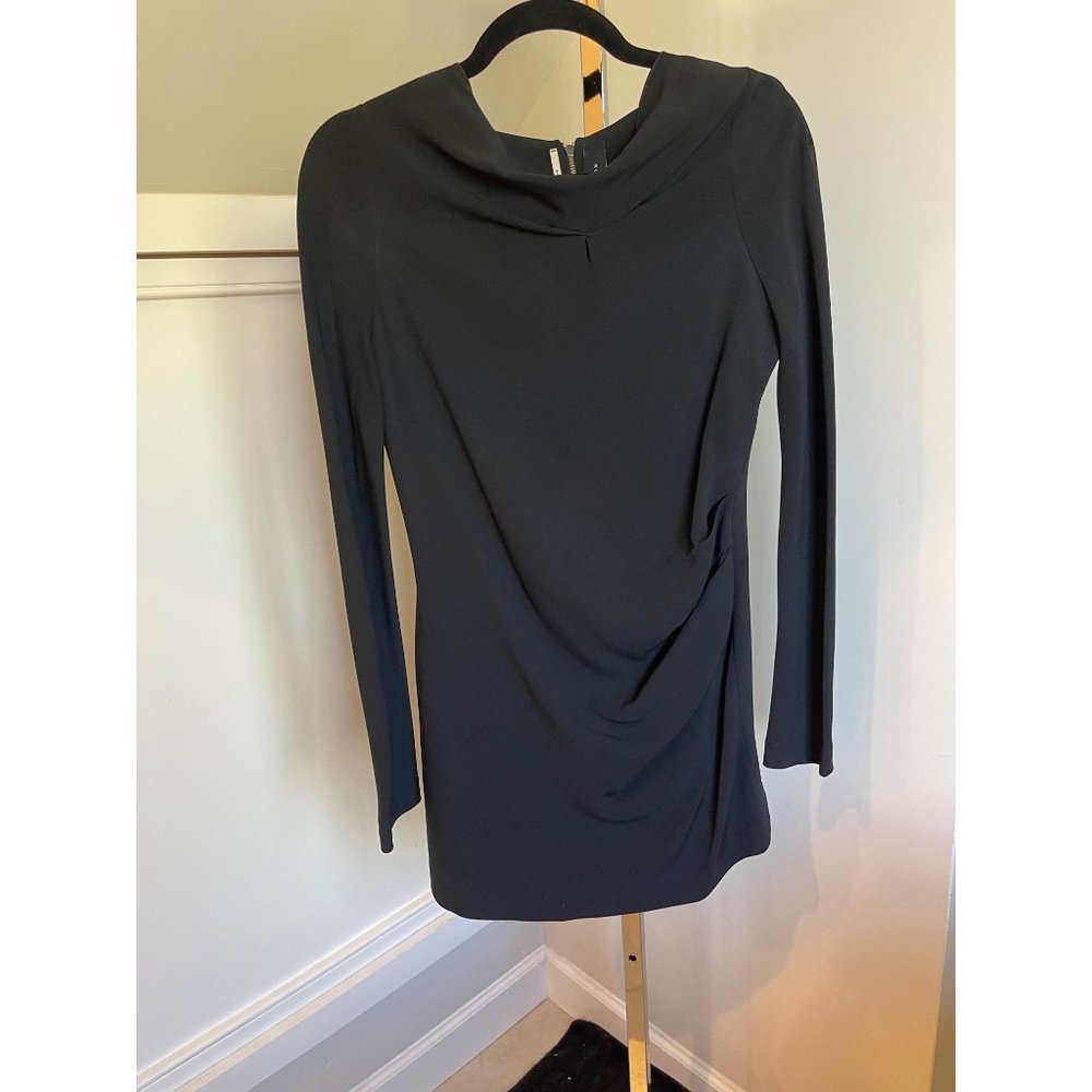 NWOT Roland Mouret long sleeved mini dress or long top black 6